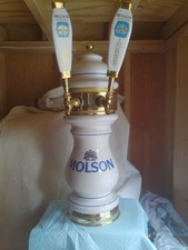 VINTAGE MOLSON CERAMIC BEER TOWER VERY LARGE