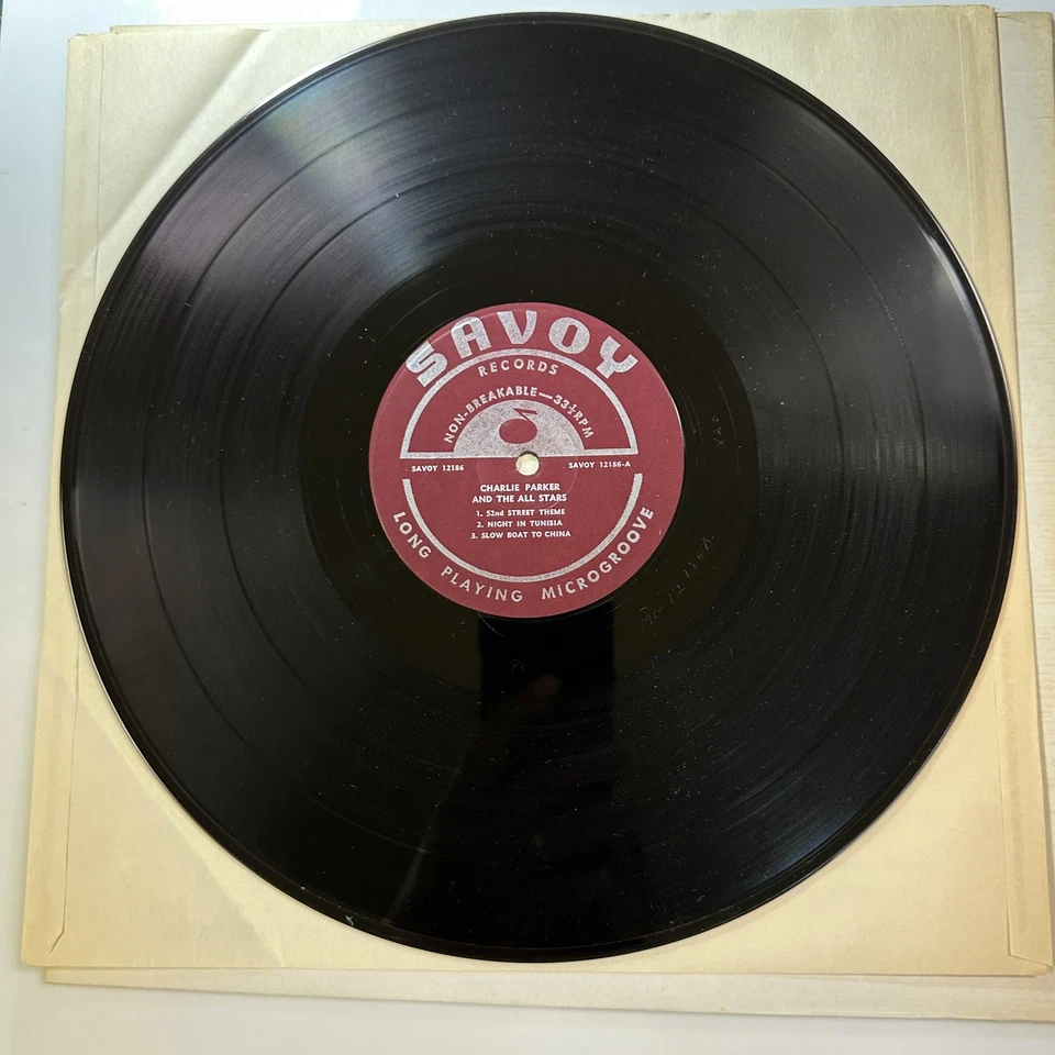 Newly Discovered Sides Immortal Record Vinyl Charlie Parker Savoy MG 12186 Foto 4 de 4