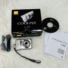 Nikon COOLPIX L19 Compact Digital Camera 8MP 3.6x Optical Zoom Tested
