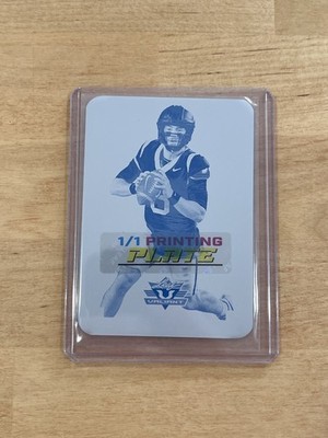 Nicco Marchiol 2025 Leaf Eclectic Football Signature Series 1/1 Printing Plate