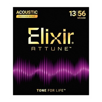 ELIXIR 21102 Attune Phosphor Bronze Medium   Gitarrensaiten   .013-.056