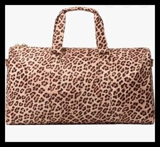 NWT Stoney Clover Lane Classic Duffle Bag Into the Wild Collection Leopard 208