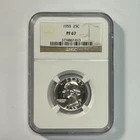 1955 Proof Washington Silver Quarter NGC PF67