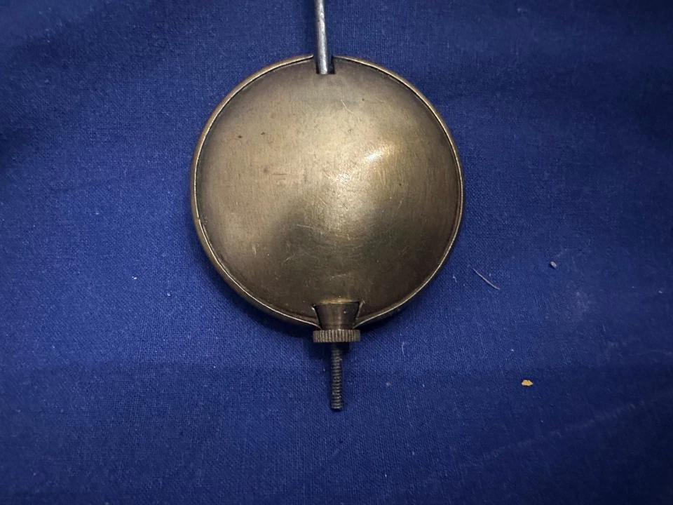 f. alte Kaminuhr o.ä. altes Pendel L 12,8 cm D 5,5 cm 8 te S.G.D.G ? - Bild 3 von 4