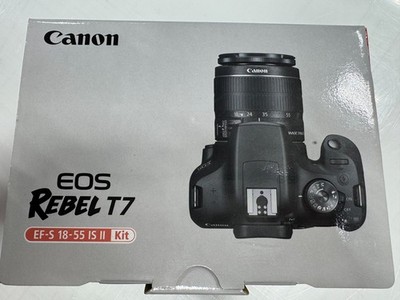 Canon EOS Rebel T7 EF-S 18-55 IS II Kit - NEW IN BOX