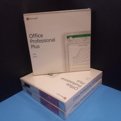 Microsoft  Office Professional Plus 2019 DVD Sealed Retail Package For One User
