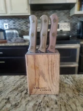 VTG CHICAGO CUTLERY 6 PIECE STEAK KNIFE SET #103S, USED, 