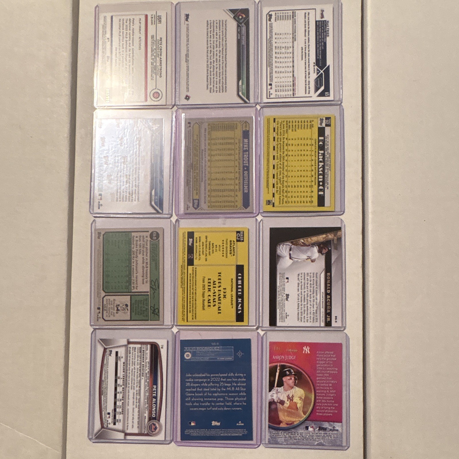 Topps MLB 12 Card Lot Topps Now/Bowman Chrome Ohtani Strider Auto #’d view 2