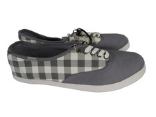 BNWT Older Boys Mens Sz 5 Rivers Doghouse Grey Checks Casual Joggers Shoes