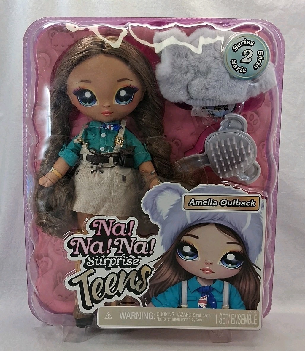 Na Na Na Surprise Teens Series 2 AMELIA OUTBACK 11" Fashion Doll NEW