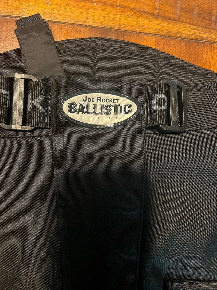 Joe Rocket Ballistic Touring Dry Tech Pants Women's  Large Black Motorcycle  - Image 4 of 4