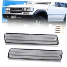 Front Bumper Signal Light Housing Compatible with Toyo-ta Land Clear Lens