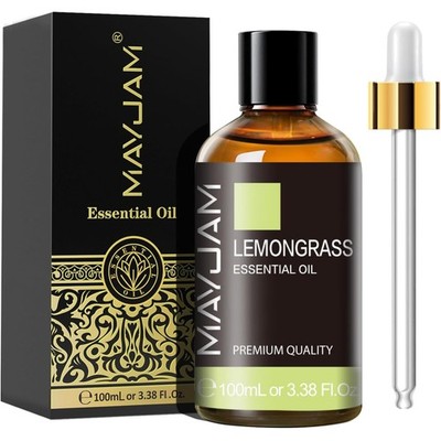 Zitronengras Ätherisches Öl 100ML, Zitronengrasöl für Diffusor, Luftbefeuchte...