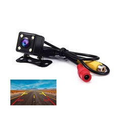 Car Backup Camera 170° 4 LED Rear Reverse Parking View CMOS Waterproof Camera