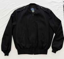 Neptune Garment Co Military Bomber Jacket Mens 48 Regular Black Thinsulate Liner