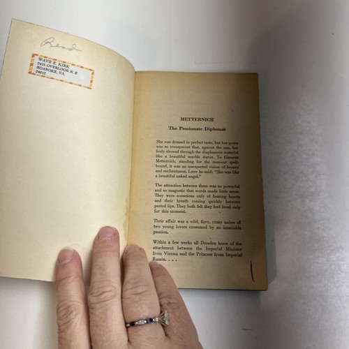 Barbara Cartland Paperbacks ~ Vintage Metternich: The Passionate Diplomat - Foto 7 di 15