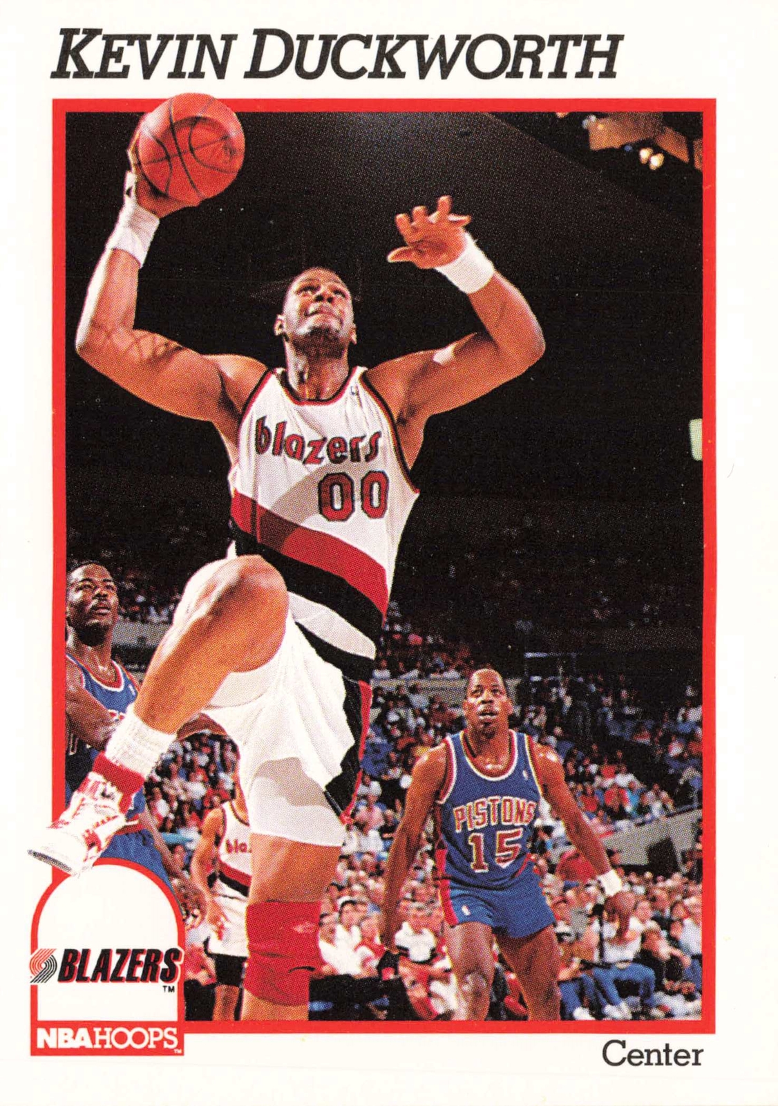 Kevin Duckworth 1991-92 Hoops #175 Portland Trail Blazers