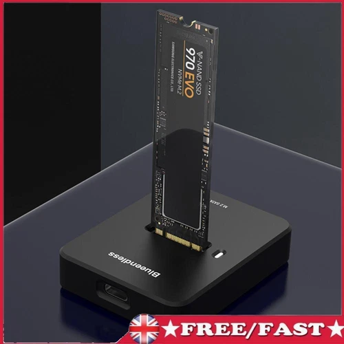 M.2 NVME SSD Case Tool Free SSD Enclosure Adapter for M.2 SSD Docking Station