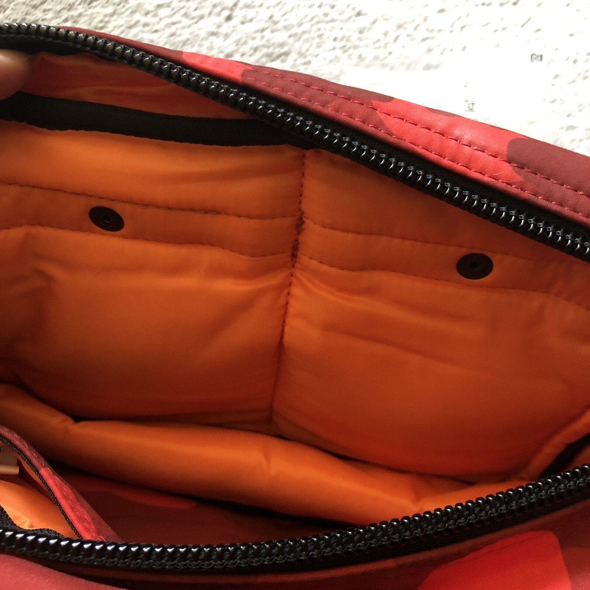 A Bathing Ape BAPE X Porter RED Camo waist bag BRAND NEW 100