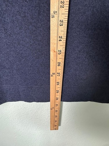Peter Millar Sweater Mens XL Navy Crown Fleece Golf 1/4 Zip MF23K60 Pullover - Picture 8 of 10