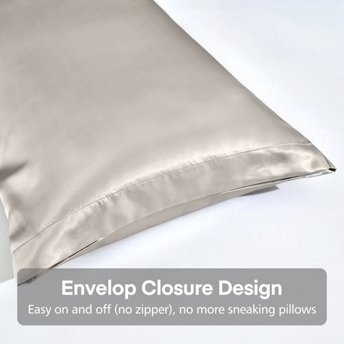 2 Pack King Pillowcase Satin Silky Soft Premium Cushion Cover Pillow Cases - Picture 47 of 49