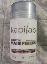 Kapilab Keratin Hair Fibers Hair Thickening Fibers Dark Brown Natural B3 Men