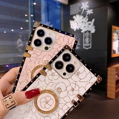 Flower Ring Boxy Trunk Phone Case For Xiaomi POCO X6 X7 Redmi Note 11 12 13 14