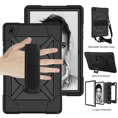 For Samsung Galaxy Tab A 10.1" S6 Lite 10.4" W/Hand Strap Shockproof Case Cover - 第 9/36 張圖片