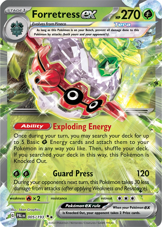 Forretress Ex Pokémon TCG Cards for sale | eBay