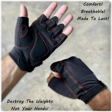 Workout Weight Lifting Gym Gloves Fitness Exercise Crossfit WOD Cross Training