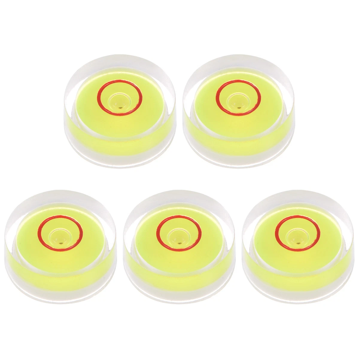 5pcs Round Bubble Level 15x6mm Mini Circular Bullseye Spirit