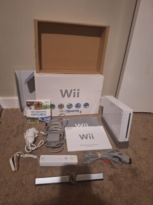 Authentic & Tested Nintendo Wii Console with Wii Sports In The Box, Decent Shape