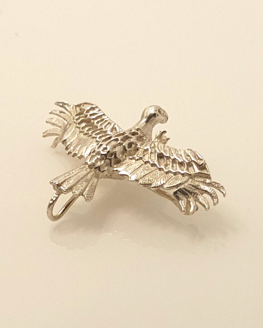 Gorgeous Solid Flying Eagle Design Brooch cum Pen… - image 1