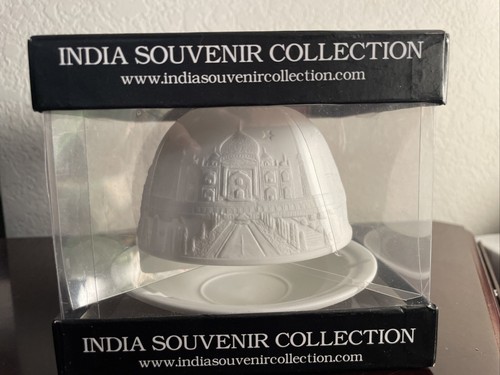 Lithophane India Souvenir Collection Candle Votive Fairy Lamp In Original Box - Picture 8 of 10