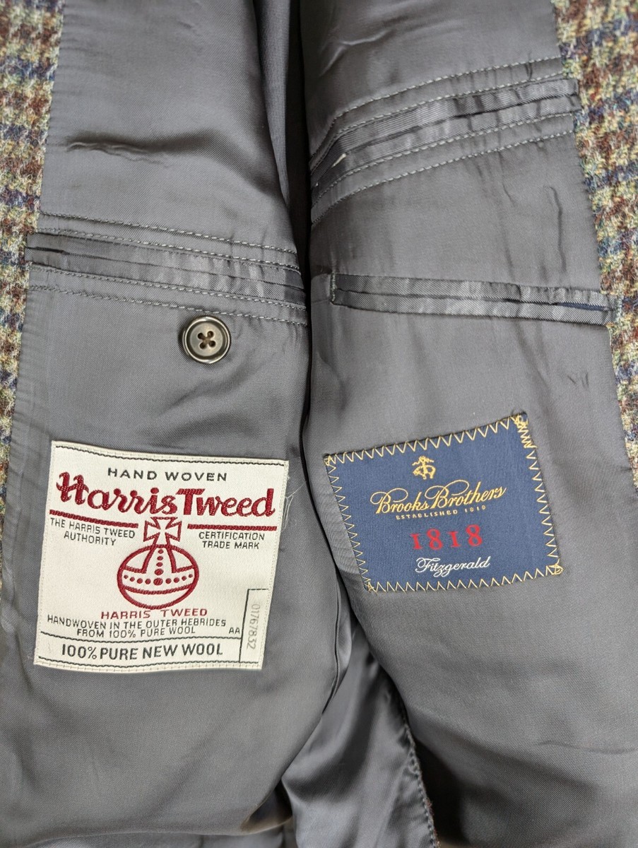 Brooks Brothers Harris Tweed 100% Wool Blazer -No Pants- US Brooks Brothers Harris Tweed 100% Wool Blazer -No Pants- US