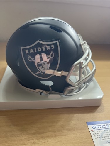 Lester Hayes Signed Autographed Blaze Alternate Raiders Mini Helmet PSA/COA - Picture 11 of 20