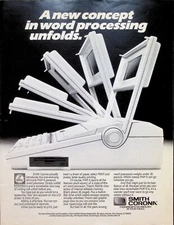 VINTAGE 1980s Print Ad ~Smith Corona PWP 6 Personal Word Processor ~