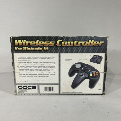 Controlador inalámbrico DOC + receptor para juegos de sistema Nintendo 64 N64 ¡Completos! - Imagen 3 de 10