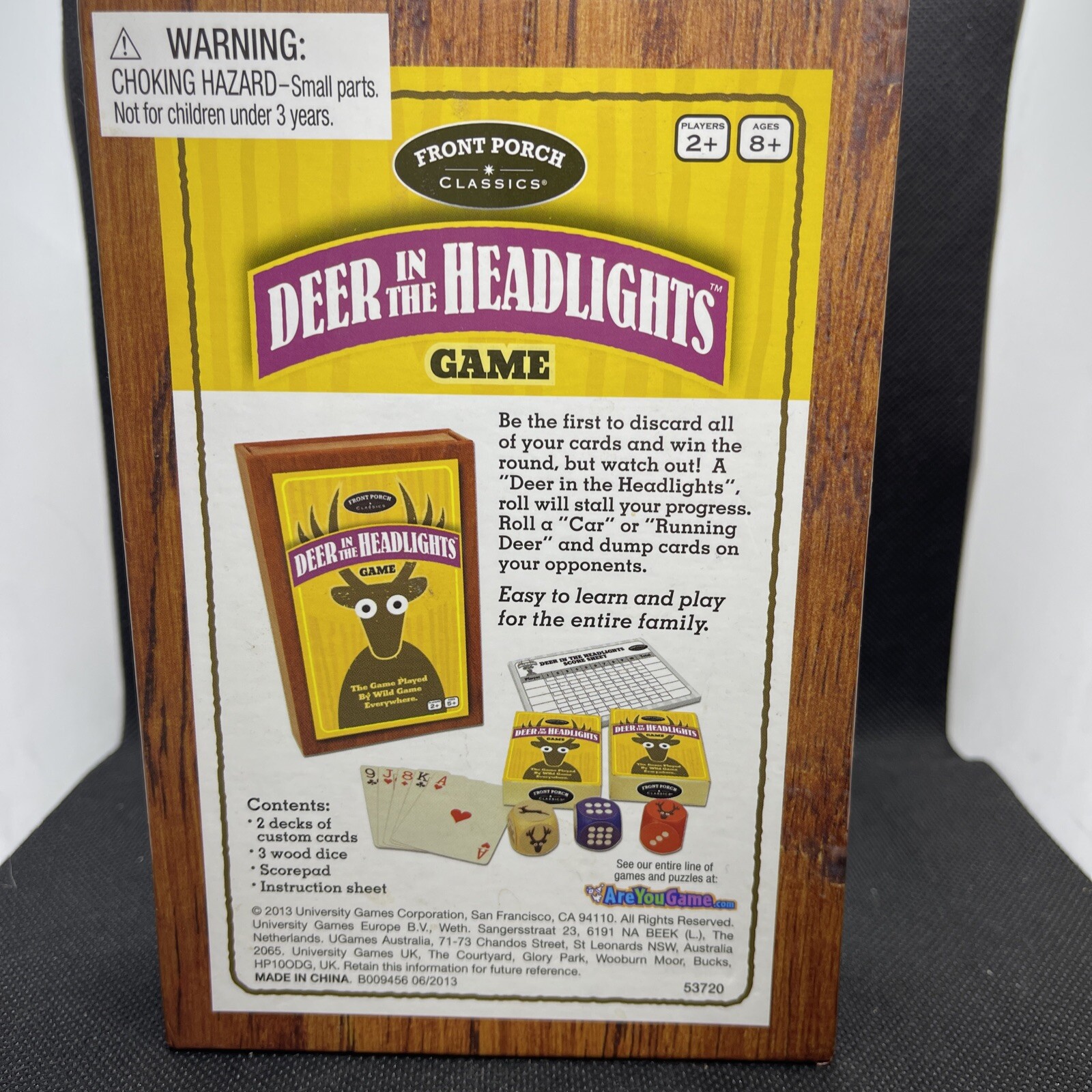 University Games Front Porch Classics Deer in The Headlights Game- 53720  for sale online | eBay