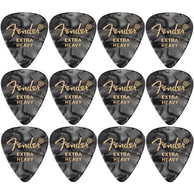 FENDER Pack 12 Plettri Nylon Heavy - Plettri Per Chitarra Classica - Foto 2