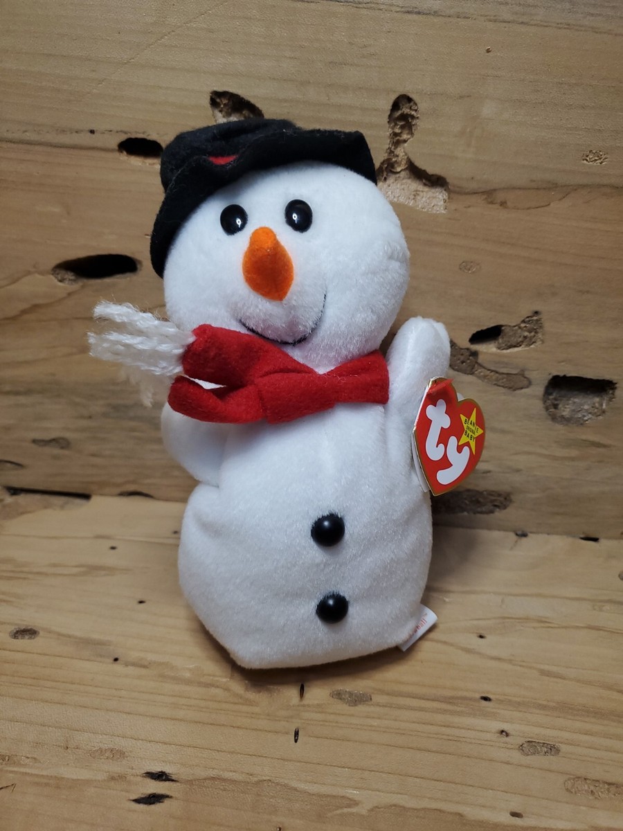 Ty Snowball 1996 Snowman Beanie Baby Original R927 8421042012| eBay
