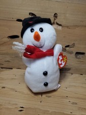 Ty Snowball 1996 Snowman Beanie Baby Original R927