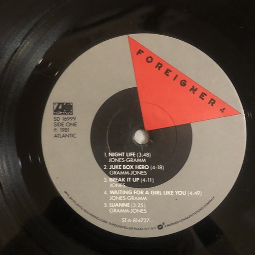 FOREIGNER - 4, ATLANTIC SD-16999, LP, 1981, MINT, IN SHRINK W/ HYPE STICKER - Picture 2 of 10