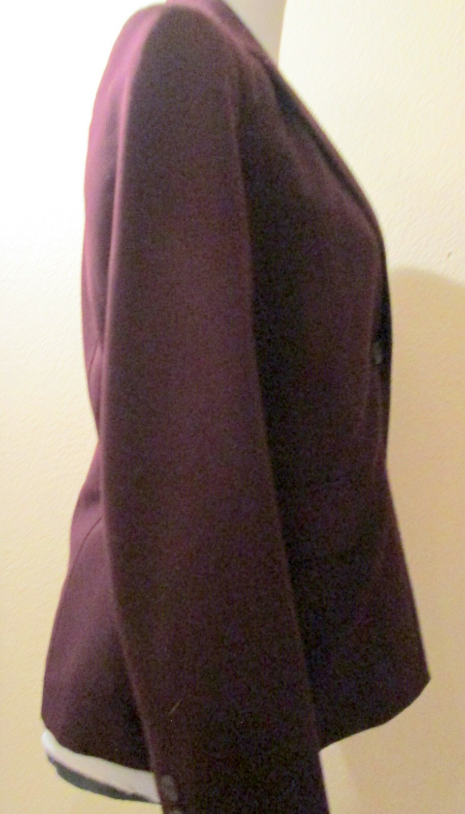 Apostrophe Essentials dark purple lined blazer/ja… - image 2