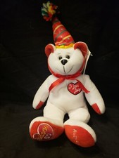 I Love Lucy Birthday Plush Bear Lucy's Last Birthday Ep 60 279/1000 white RARE