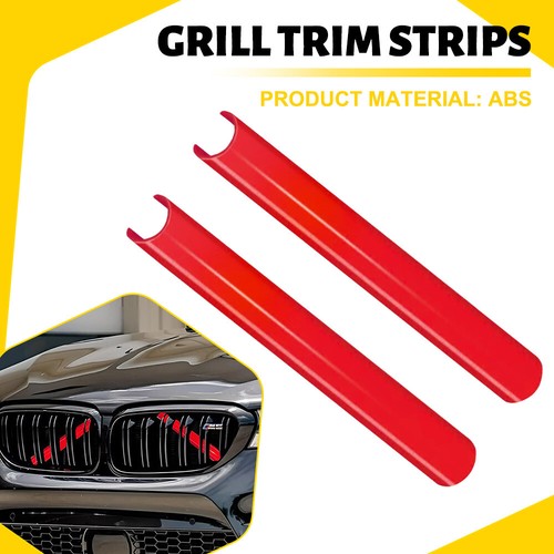 Blue Grille Trim Strips / V Brace Cover For BMW F20 F30 1/2/3/4 Series