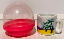 Whale Dolphin Bird Beach Ceramic Miniature Mug Cup Collectible Vending Capsule