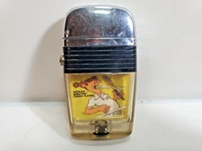 Vintage Working Scripto Vu-Lighter Worlds Greatest Tenis Player  5651/29