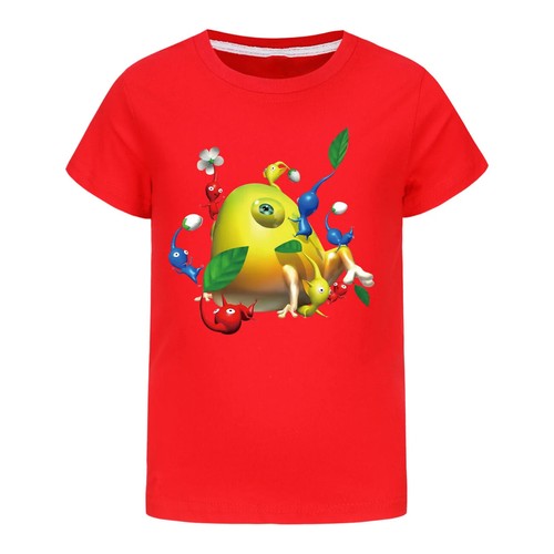 Pikmin T Shirt Kids Summer Clothes Baby Girls Cartoon TShirt Short Sleeve Tops - Picture 6 of 38