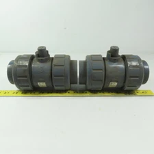 ASAHI Valve  Ball Valve 2" Slip Gray PVC  Full Flow 150 PSI No Handle Lot of 2